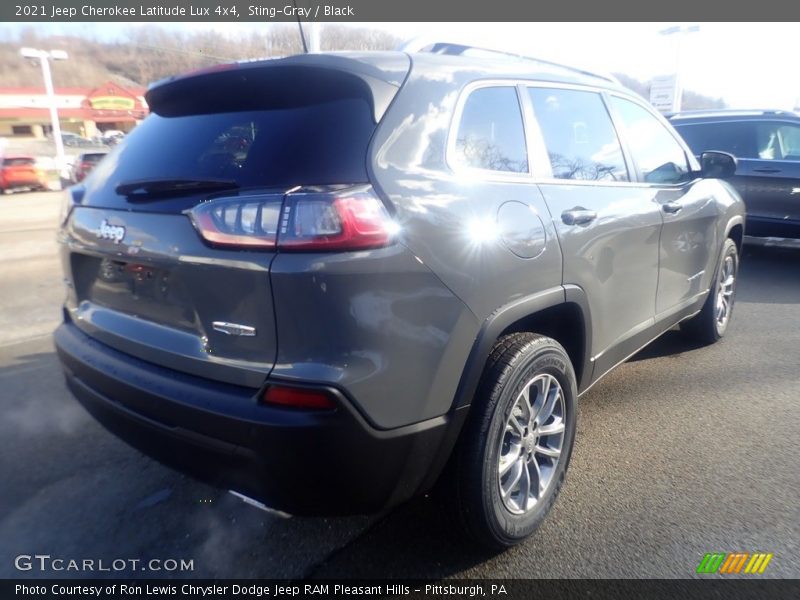 Sting-Gray / Black 2021 Jeep Cherokee Latitude Lux 4x4