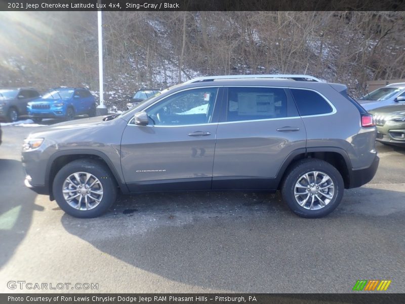 Sting-Gray / Black 2021 Jeep Cherokee Latitude Lux 4x4