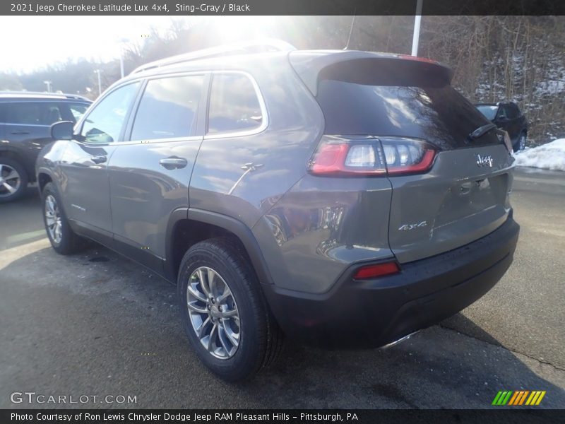 Sting-Gray / Black 2021 Jeep Cherokee Latitude Lux 4x4