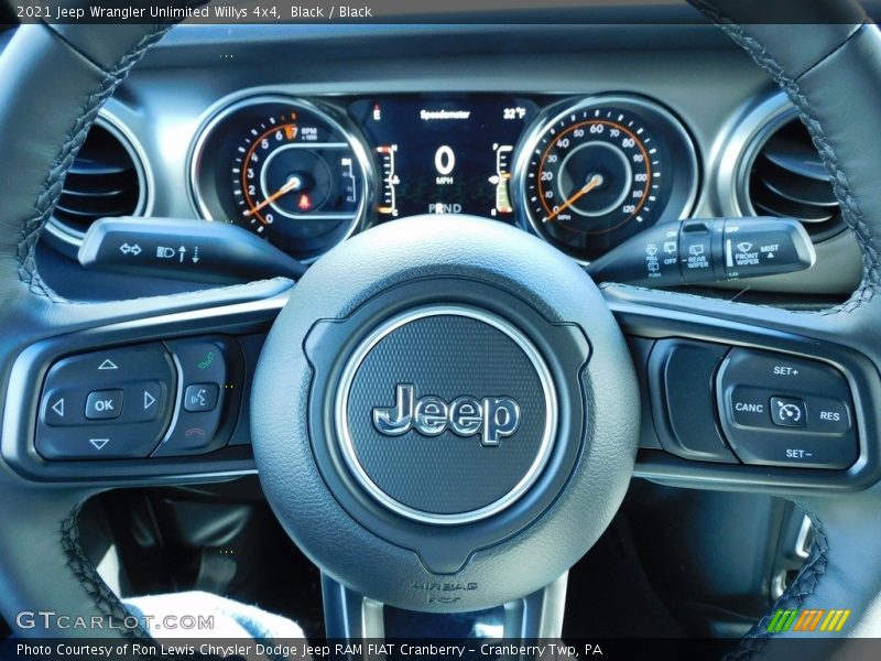  2021 Wrangler Unlimited Willys 4x4 Steering Wheel