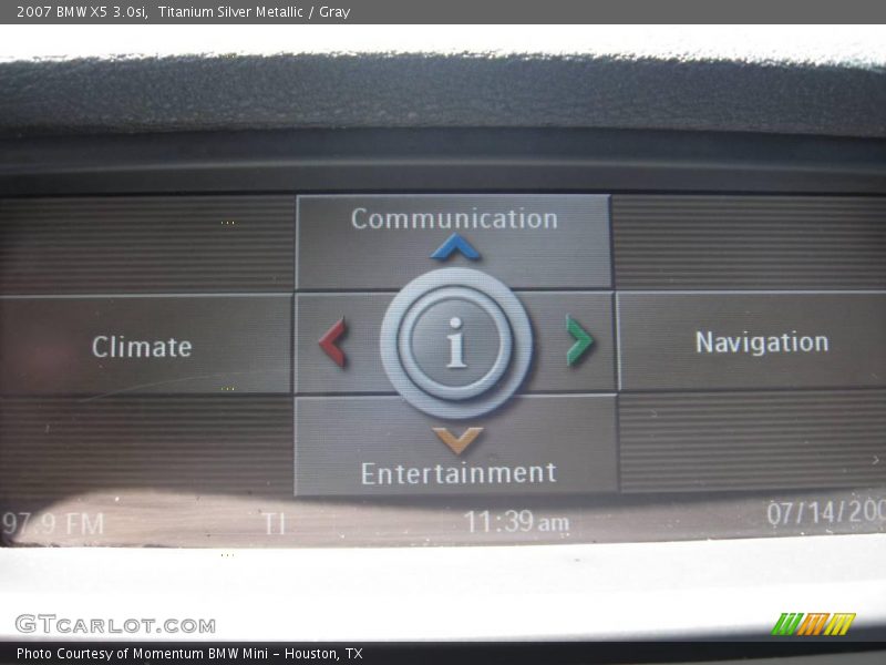 Titanium Silver Metallic / Gray 2007 BMW X5 3.0si