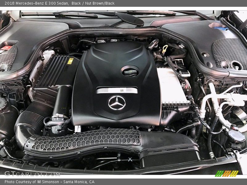 Black / Nut Brown/Black 2018 Mercedes-Benz E 300 Sedan