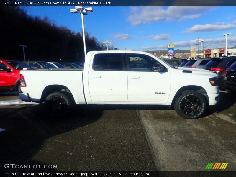 Bright White / Black 2021 Ram 1500 Big Horn Crew Cab 4x4