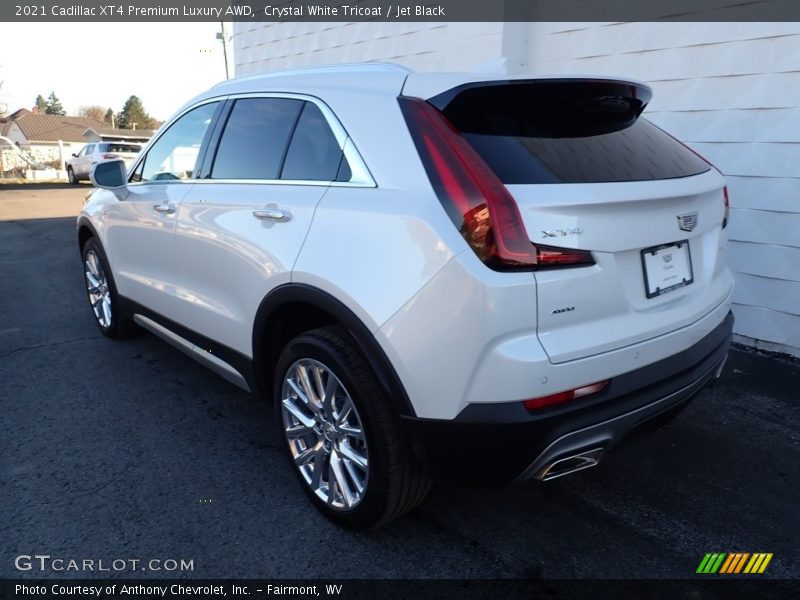 Crystal White Tricoat / Jet Black 2021 Cadillac XT4 Premium Luxury AWD