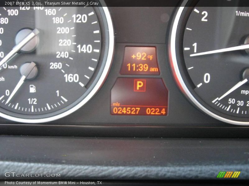 Titanium Silver Metallic / Gray 2007 BMW X5 3.0si