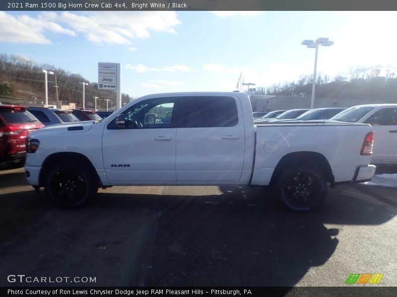 Bright White / Black 2021 Ram 1500 Big Horn Crew Cab 4x4