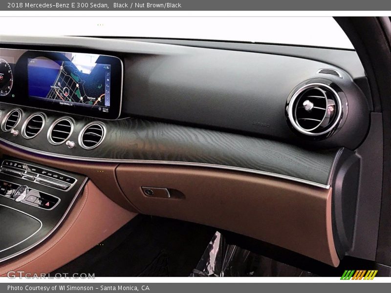 Black / Nut Brown/Black 2018 Mercedes-Benz E 300 Sedan