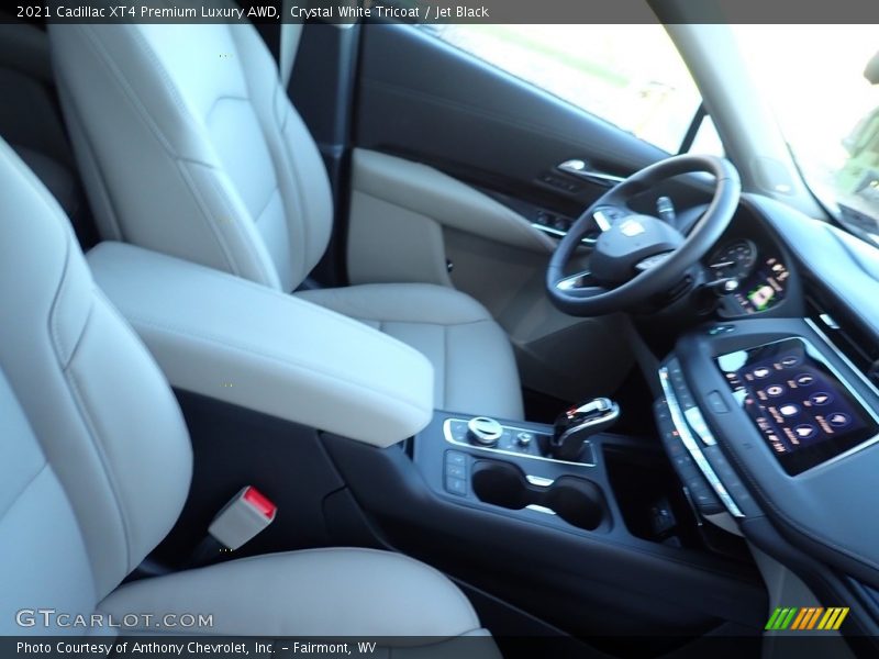 Crystal White Tricoat / Jet Black 2021 Cadillac XT4 Premium Luxury AWD