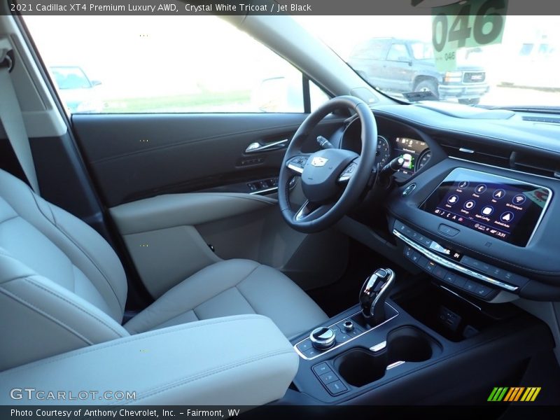 Crystal White Tricoat / Jet Black 2021 Cadillac XT4 Premium Luxury AWD