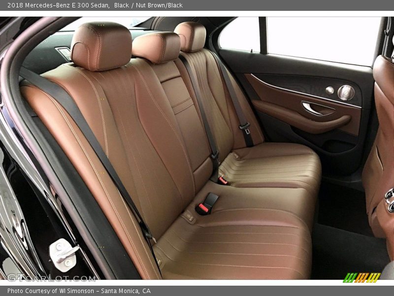 Black / Nut Brown/Black 2018 Mercedes-Benz E 300 Sedan