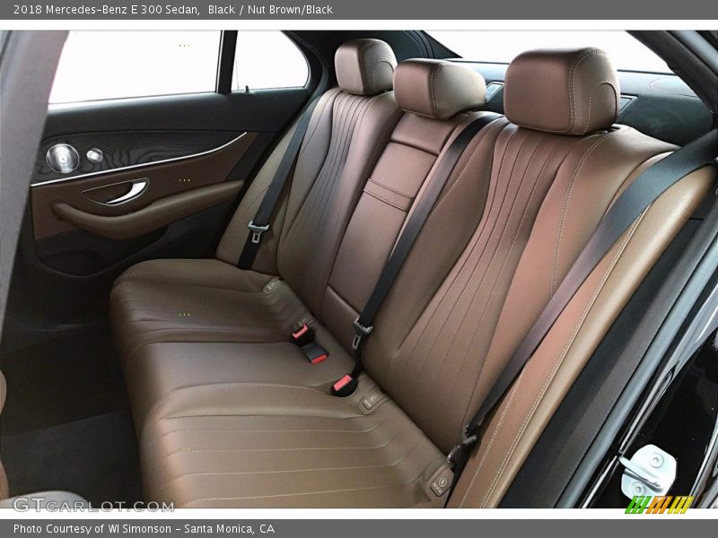 Black / Nut Brown/Black 2018 Mercedes-Benz E 300 Sedan