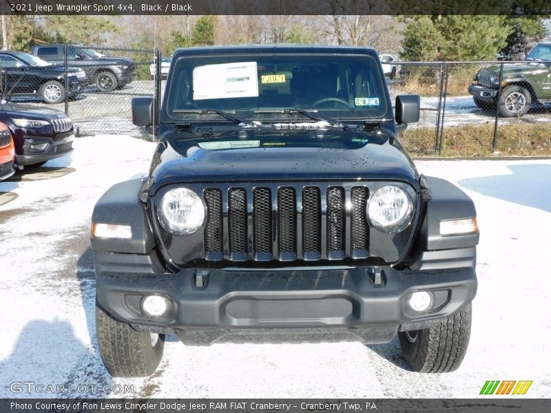 Black / Black 2021 Jeep Wrangler Sport 4x4