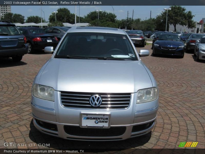 Reflex Silver Metallic / Black 2003 Volkswagen Passat GLS Sedan