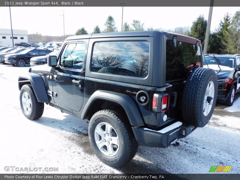 Black / Black 2021 Jeep Wrangler Sport 4x4
