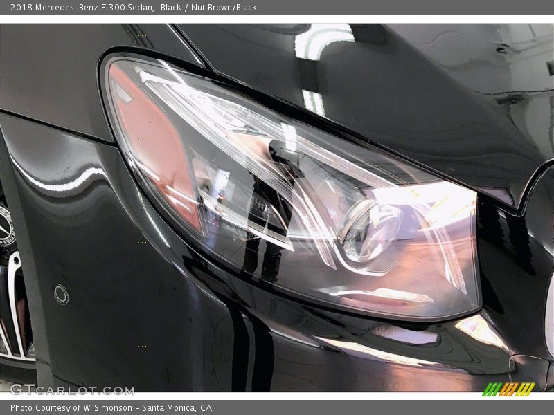 Black / Nut Brown/Black 2018 Mercedes-Benz E 300 Sedan