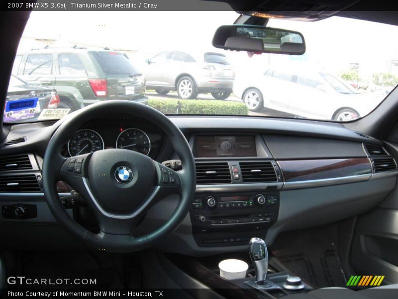 Titanium Silver Metallic / Gray 2007 BMW X5 3.0si