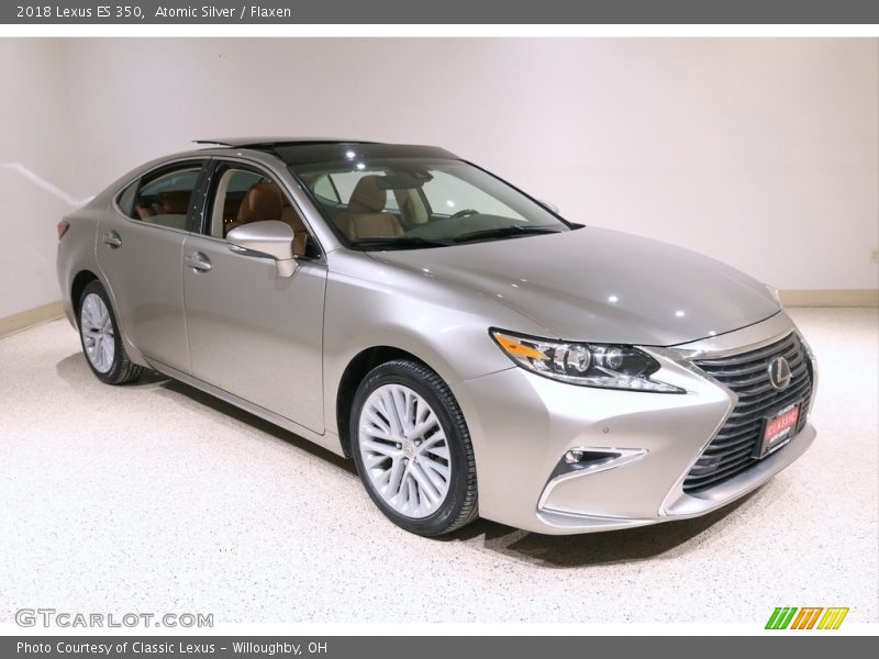 Atomic Silver / Flaxen 2018 Lexus ES 350