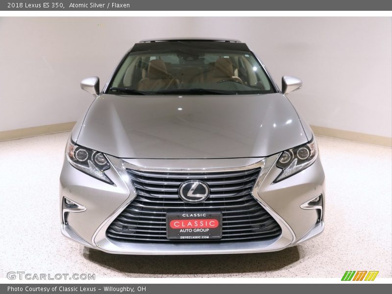 Atomic Silver / Flaxen 2018 Lexus ES 350