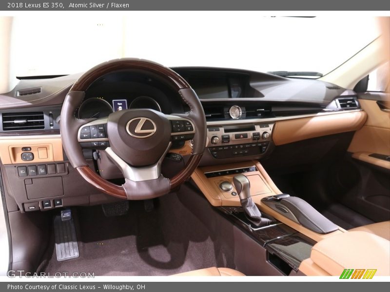 Atomic Silver / Flaxen 2018 Lexus ES 350