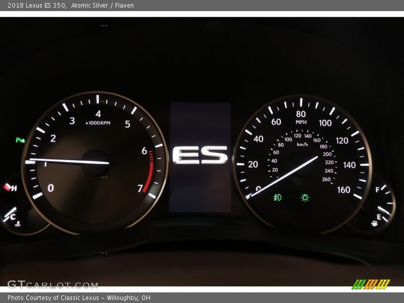 Atomic Silver / Flaxen 2018 Lexus ES 350