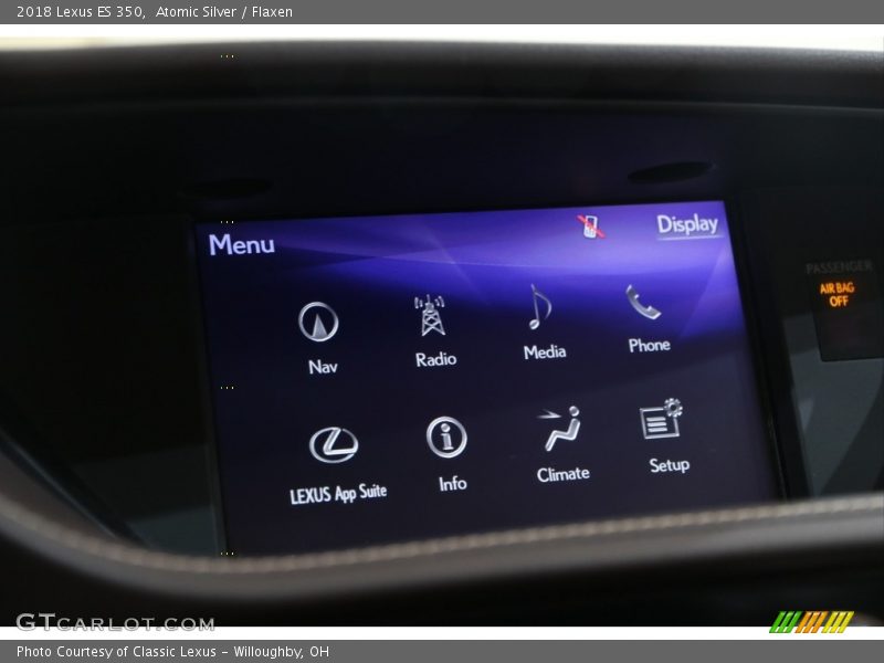 Atomic Silver / Flaxen 2018 Lexus ES 350