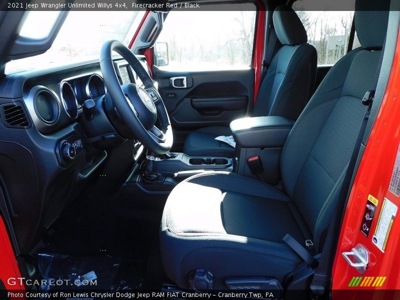 Firecracker Red / Black 2021 Jeep Wrangler Unlimited Willys 4x4