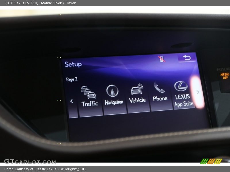 Atomic Silver / Flaxen 2018 Lexus ES 350