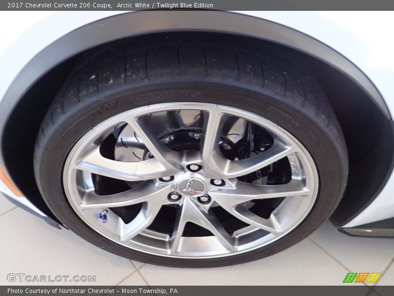 Arctic White / Twilight Blue Edition 2017 Chevrolet Corvette Z06 Coupe