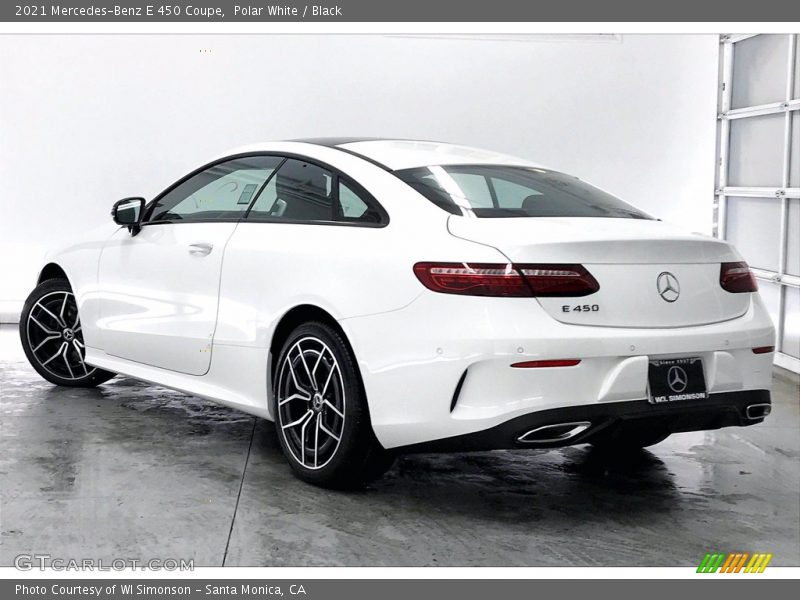 Polar White / Black 2021 Mercedes-Benz E 450 Coupe