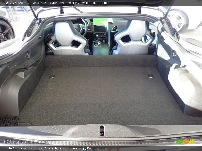 Arctic White / Twilight Blue Edition 2017 Chevrolet Corvette Z06 Coupe