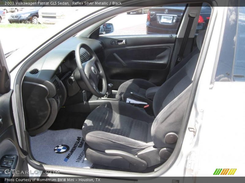 Reflex Silver Metallic / Black 2003 Volkswagen Passat GLS Sedan