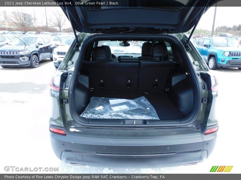 Olive Green Pearl / Black 2021 Jeep Cherokee Latitude Lux 4x4