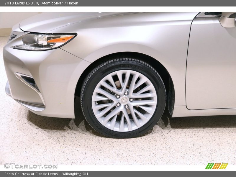 Atomic Silver / Flaxen 2018 Lexus ES 350