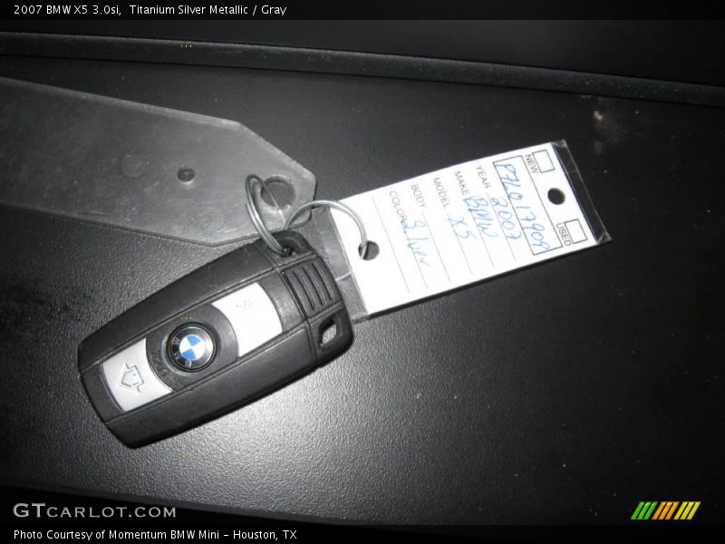 Titanium Silver Metallic / Gray 2007 BMW X5 3.0si