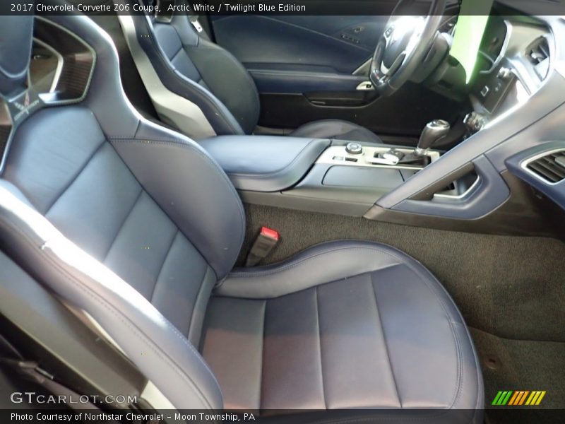 Arctic White / Twilight Blue Edition 2017 Chevrolet Corvette Z06 Coupe