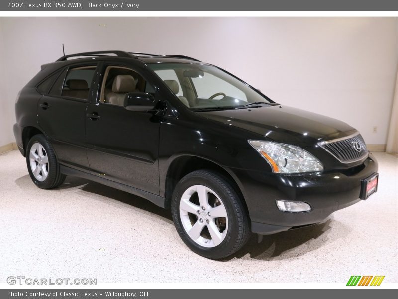 Black Onyx / Ivory 2007 Lexus RX 350 AWD