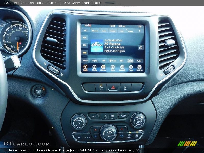 Olive Green Pearl / Black 2021 Jeep Cherokee Latitude Lux 4x4