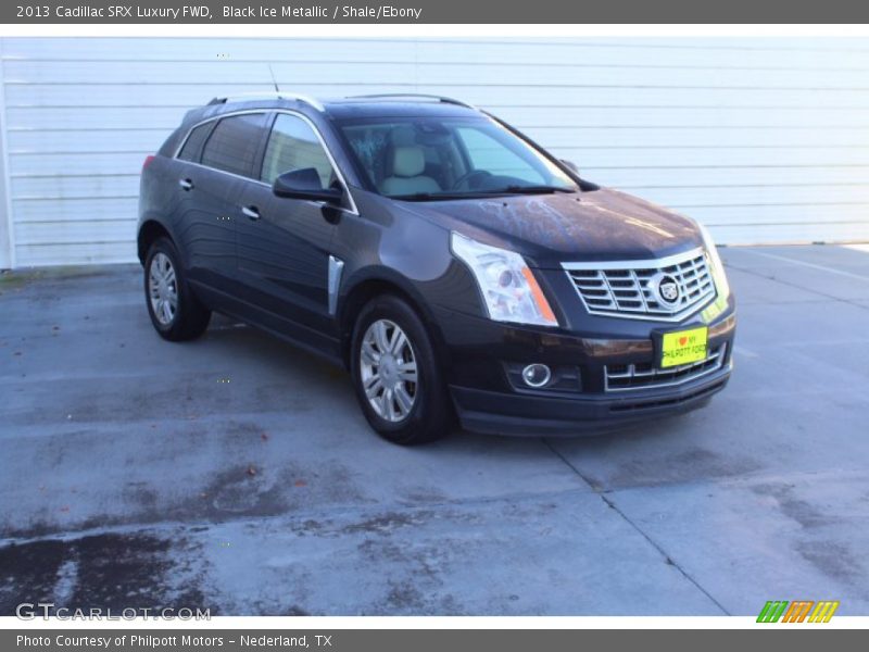 Black Ice Metallic / Shale/Ebony 2013 Cadillac SRX Luxury FWD