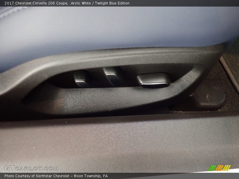 Arctic White / Twilight Blue Edition 2017 Chevrolet Corvette Z06 Coupe