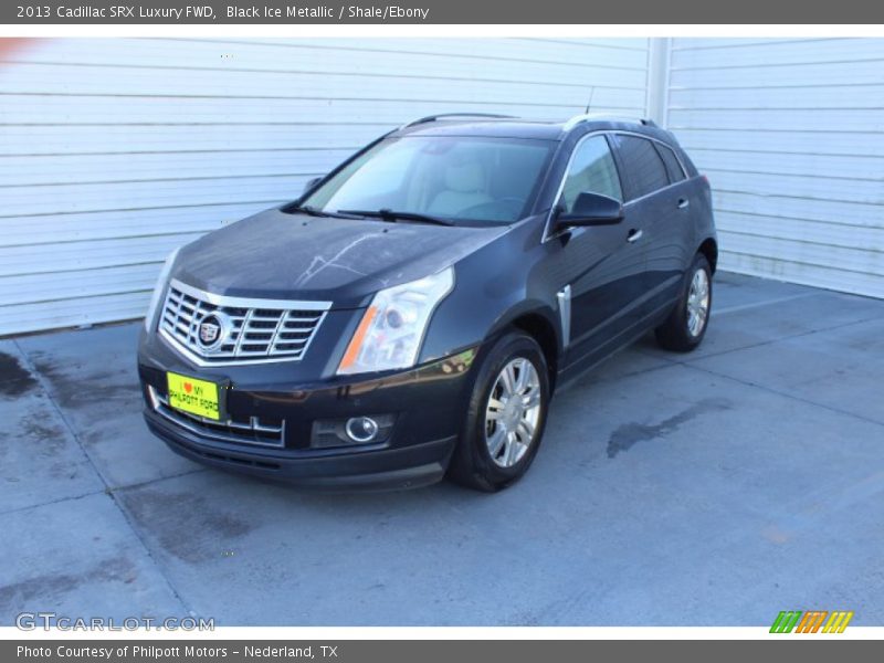 Black Ice Metallic / Shale/Ebony 2013 Cadillac SRX Luxury FWD