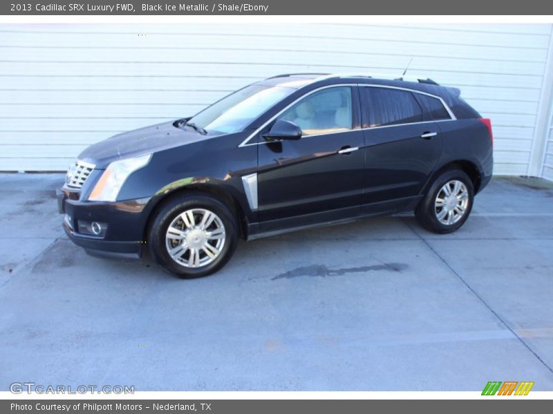 Black Ice Metallic / Shale/Ebony 2013 Cadillac SRX Luxury FWD