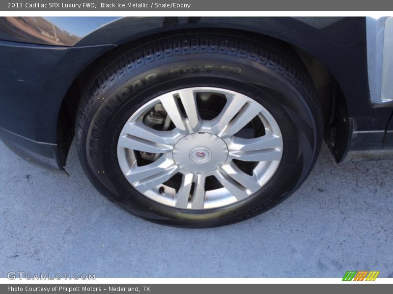 Black Ice Metallic / Shale/Ebony 2013 Cadillac SRX Luxury FWD