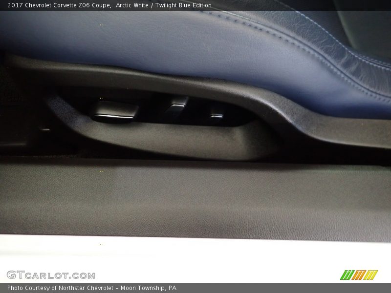 Arctic White / Twilight Blue Edition 2017 Chevrolet Corvette Z06 Coupe