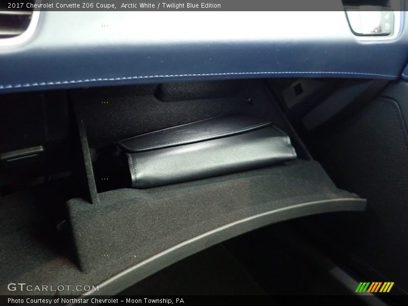 Arctic White / Twilight Blue Edition 2017 Chevrolet Corvette Z06 Coupe