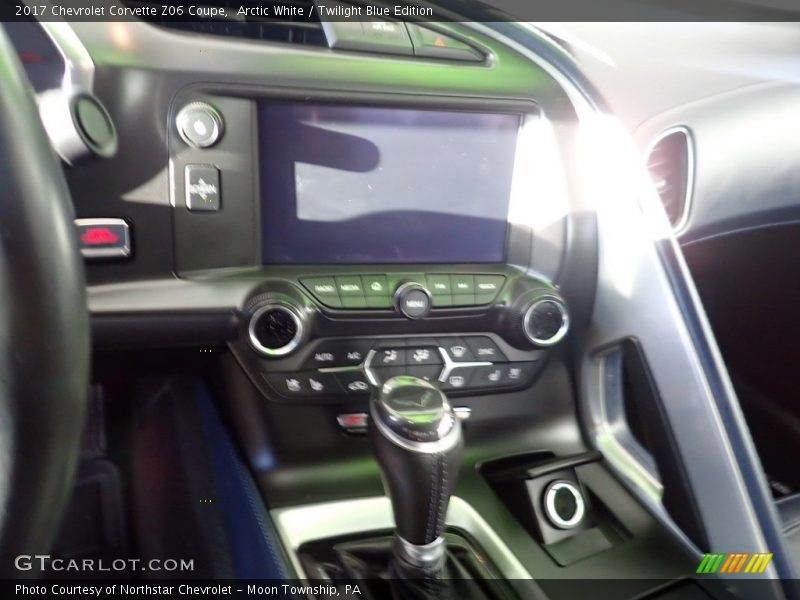 Arctic White / Twilight Blue Edition 2017 Chevrolet Corvette Z06 Coupe