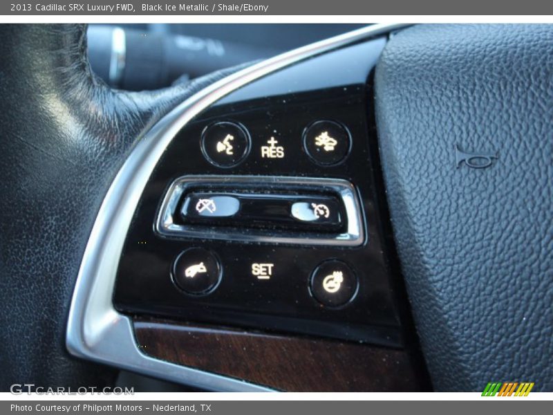 Black Ice Metallic / Shale/Ebony 2013 Cadillac SRX Luxury FWD