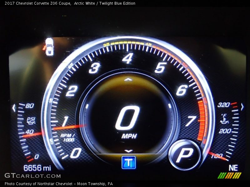 Arctic White / Twilight Blue Edition 2017 Chevrolet Corvette Z06 Coupe