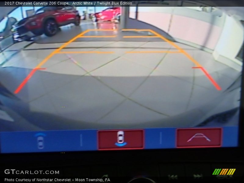 Arctic White / Twilight Blue Edition 2017 Chevrolet Corvette Z06 Coupe
