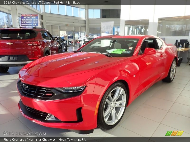 Red Hot / Jet Black 2019 Chevrolet Camaro LT Coupe