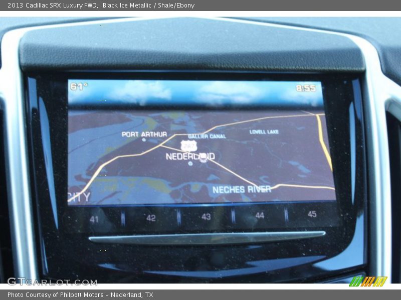 Black Ice Metallic / Shale/Ebony 2013 Cadillac SRX Luxury FWD